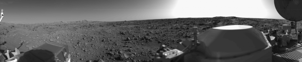 mars viking panoramic photo